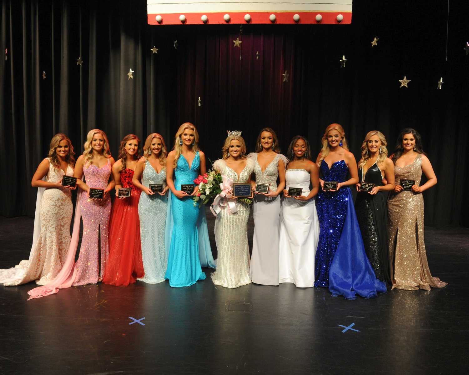 Madison Central High School hosted its annual Beauty and Beau pageant the week of February 8. Friday, February 12 was senior night. Pictured are the beauty winners. Left to right are beauties Grace McQuirter, Rossy Edmonson, Anna Kay Bumgarner, Ashley Erickson, Mary Boyd Parker, most beautiful Ellie Hetzel, beauties Taylor Boyt, Lana Evans, Ann Cabot Stockett, Avery Milligan and Adeline Walters.