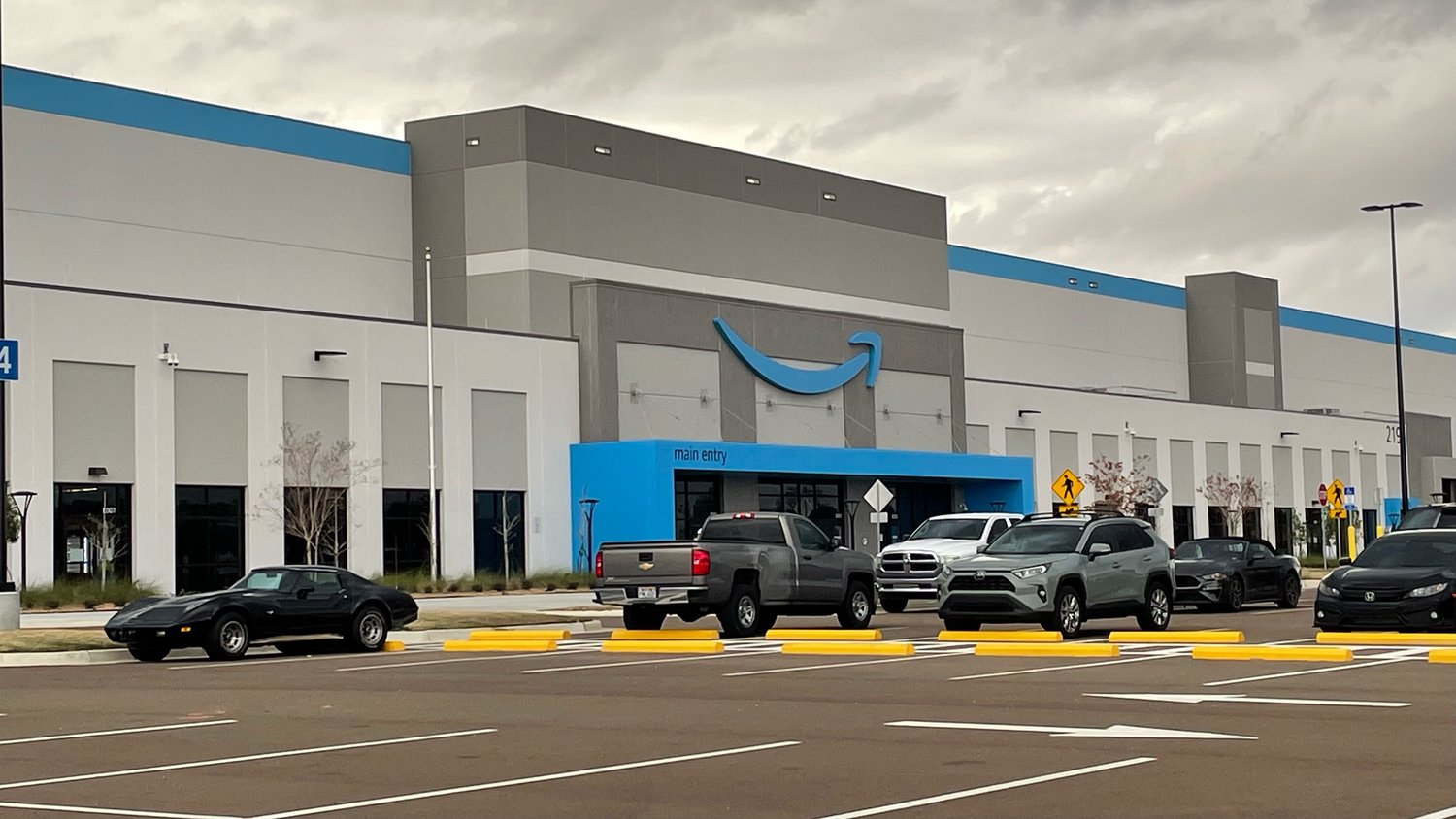 The Amazon fulfillment center is expected to open sometime in February 2022.