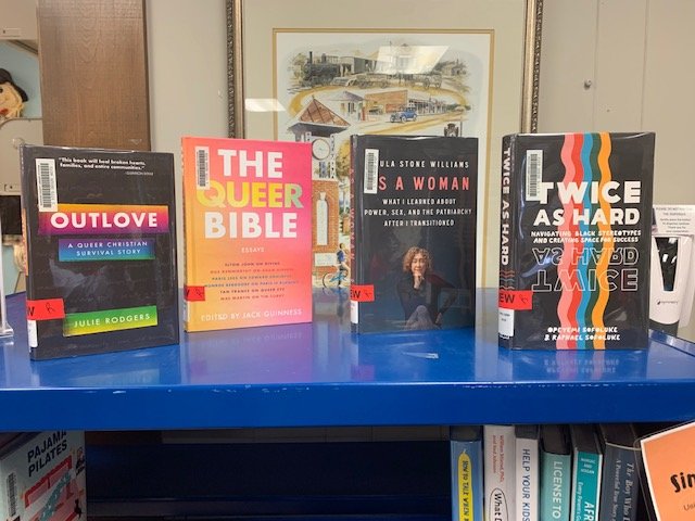 Several books being displayed prominently at the public library here including “The Queer Bible” have drawn the concern of citizens over the political statements being made.