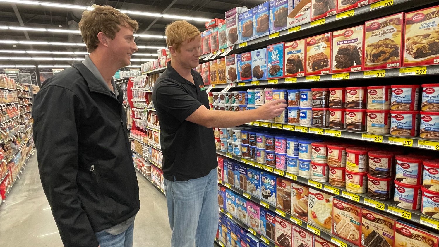 Parker and Shawn Sullivan take a tour through their new Gluckstadt store on Wednesday in advance of the April 6 soft opening.