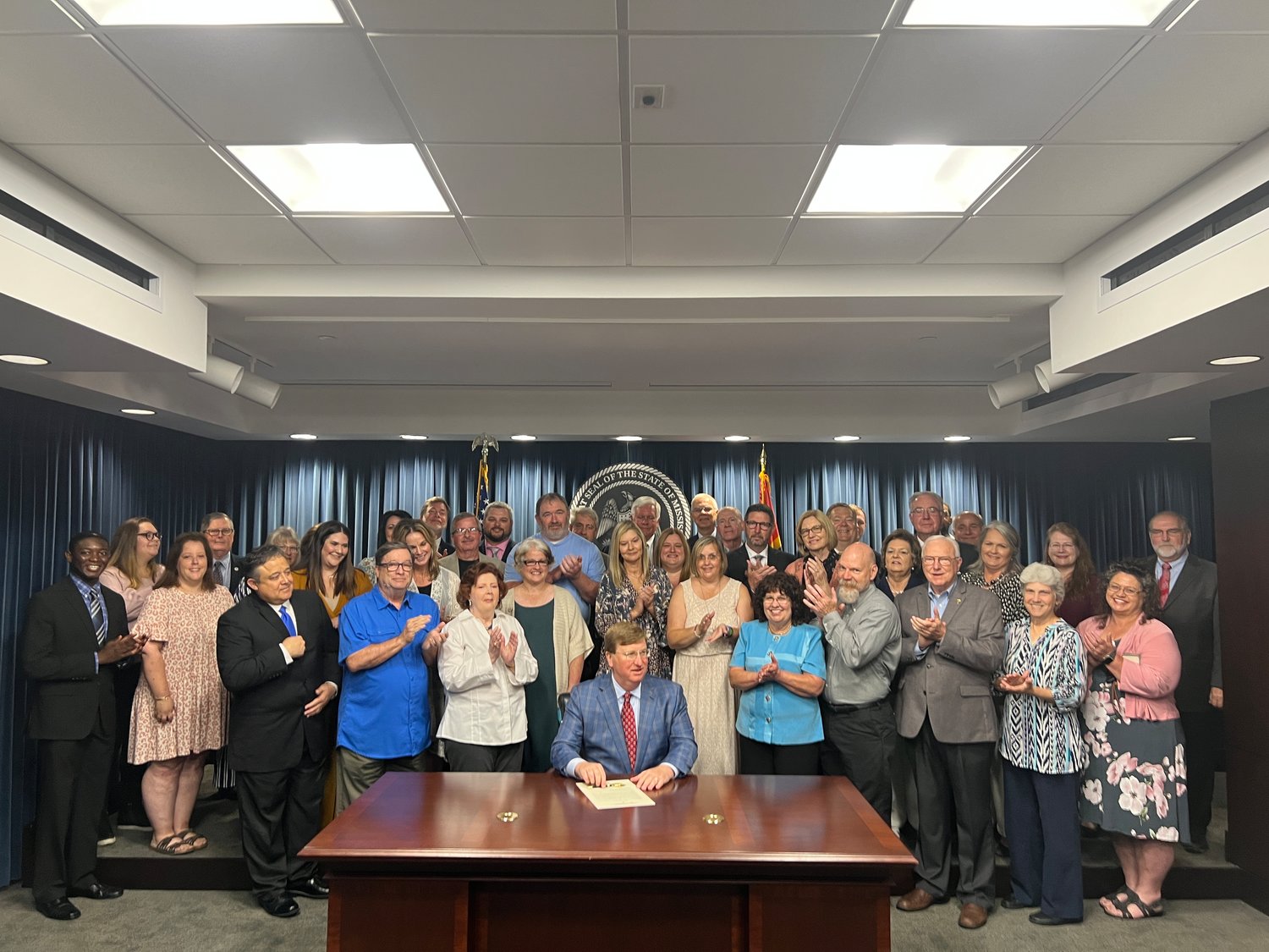 Gov. Tate Reeves proclaims May 12 as "The Baptist Children's Village Day" to recognize the legacy of the Baptist Children's Village and celebrate their 125th anniversary.