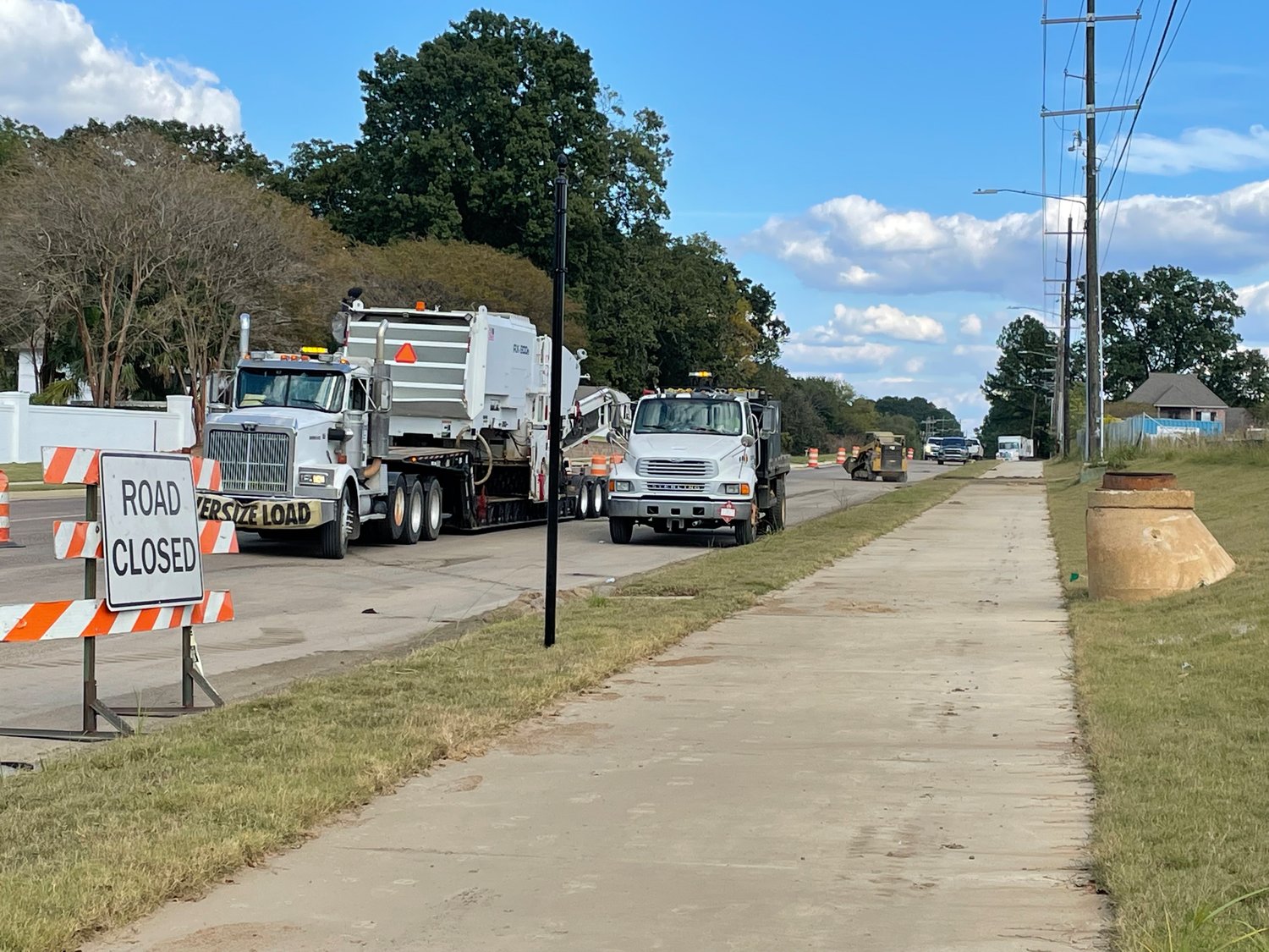 Crews continue to work on Hoy Road in Madison. The project, which has taken over two years, is expected to be completed by the end of the month.