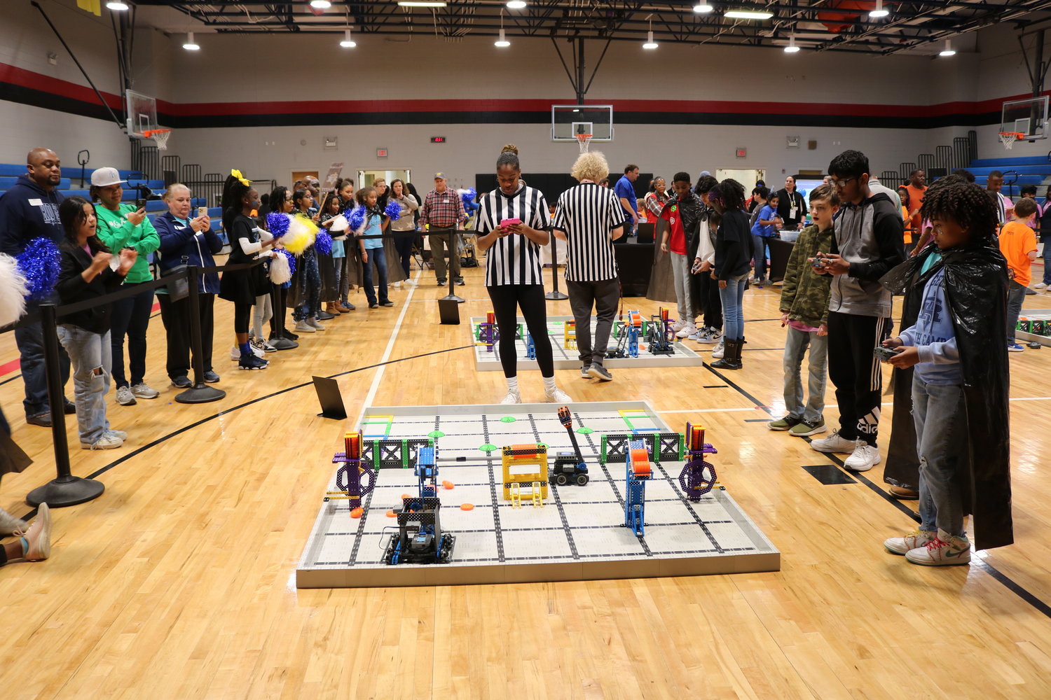 Students making up 28 robotics teams across Madison County Schools recently participated in an invitational tournament at Madison Crossing.
