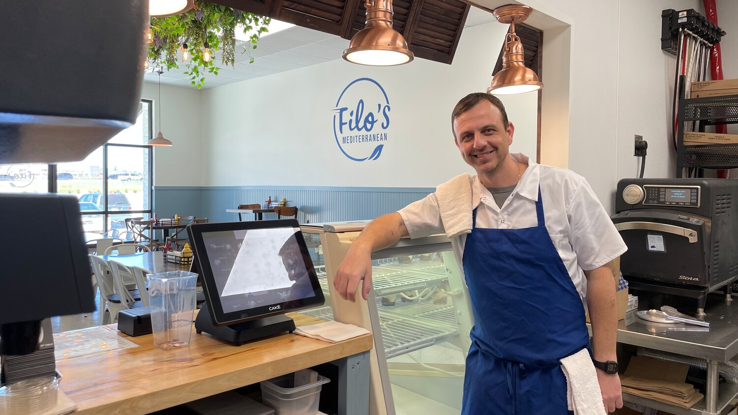 Pete Efstratiou is the owner of Filo’s Mediterranean.